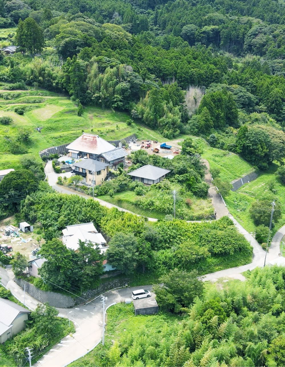 鴨川 山里の風景